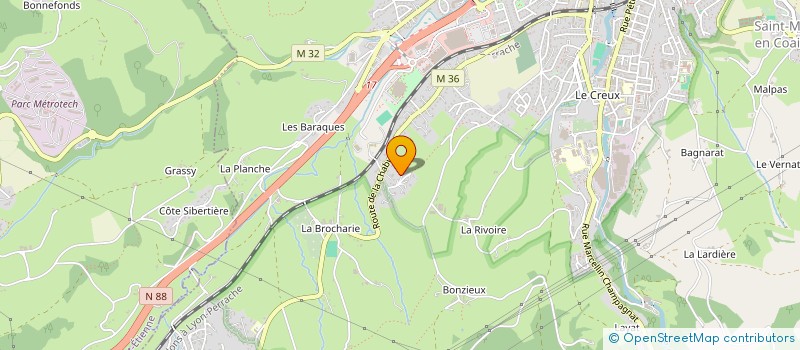 localisation de l'entreprise CV2V  SAINT-CHAMOND