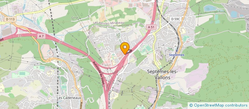 localisation de l'entreprise CV3E à SEPTEMES-LES-VALLONS
