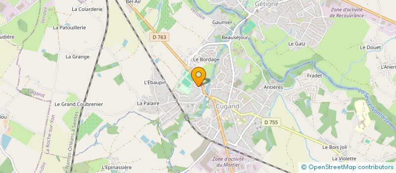 localisation de l'entreprise CV8NT à COLOMBES