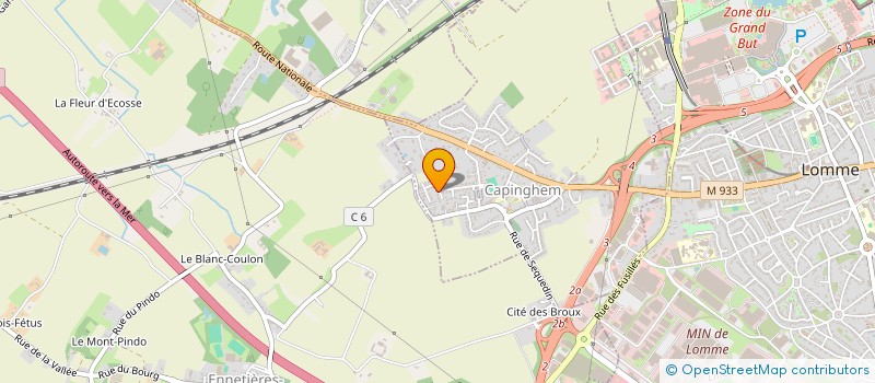 localisation de l'entreprise CVA PATRIMOINE  CAPINGHEM