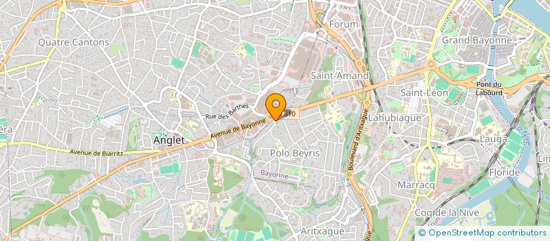 localisation de l'entreprise CVA WELLS à BAYONNE