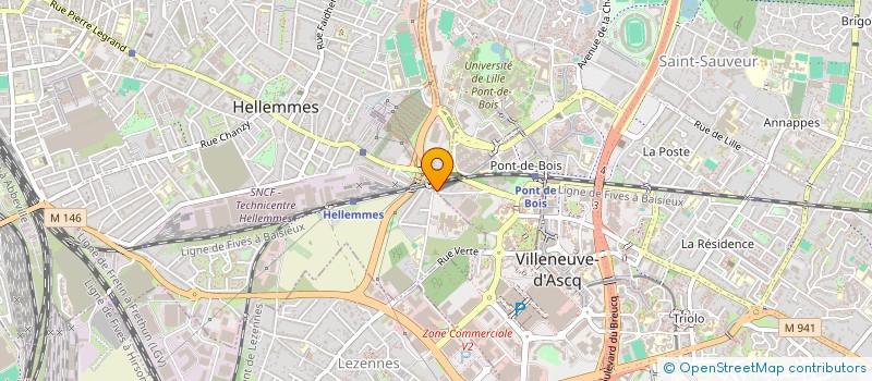 localisation de l'entreprise CVAL à VILLENEUVE-D'ASCQ