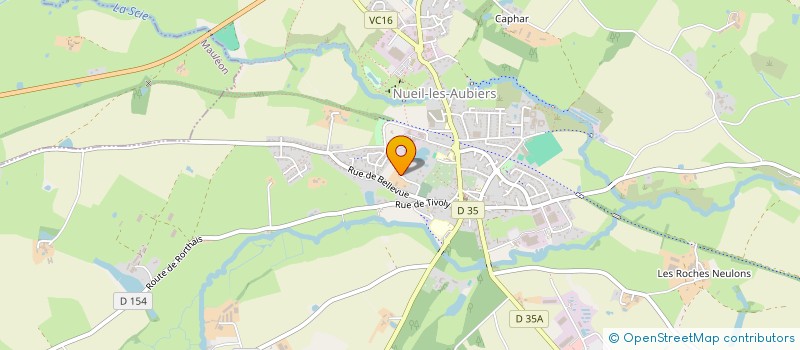 localisation de l'entreprise CVB  NUEIL-LES-AUBIERS