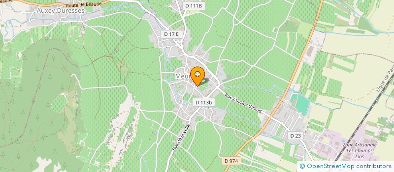 localisation de l'entreprise CVBB  MEURSAULT