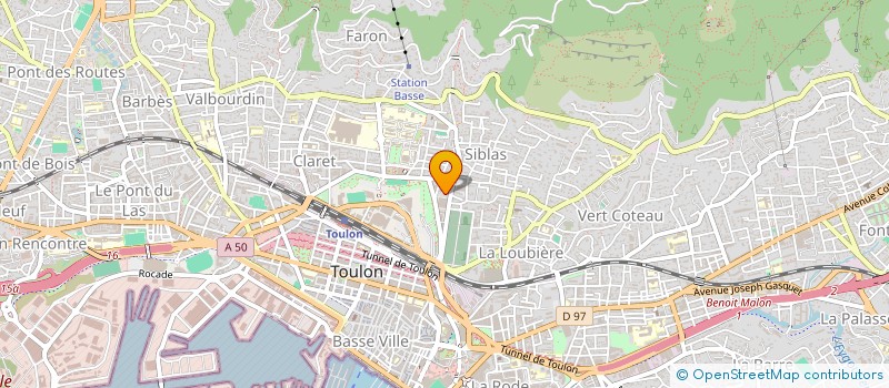 localisation de l'entreprise CVBH PROPERTIES  TOULON