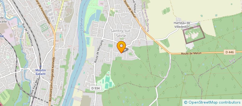 localisation de l'entreprise CVBL à SAINTRY-SUR-SEINE