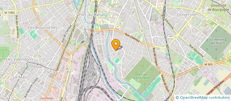 localisation de l'entreprise CVC à DIJON