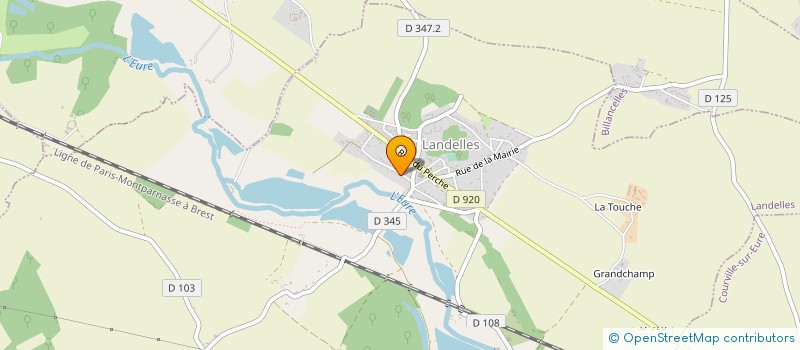 localisation de l'entreprise CVC AUDIT & EXPERTISE à LANDELLES