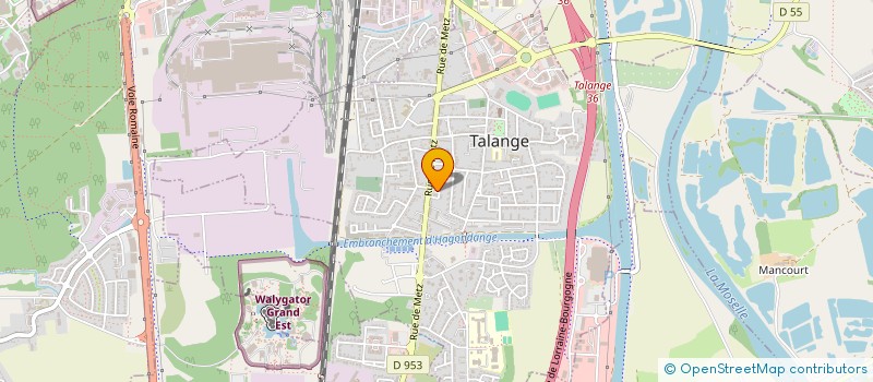 localisation de l'entreprise CVC DISTRIBUTION à TALANGE