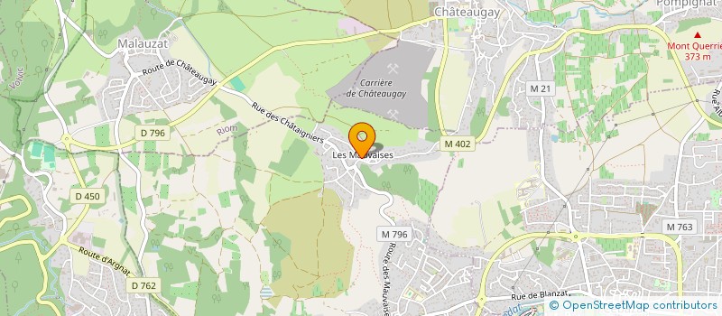 localisation de l'entreprise CVC FROID  BLANZAT