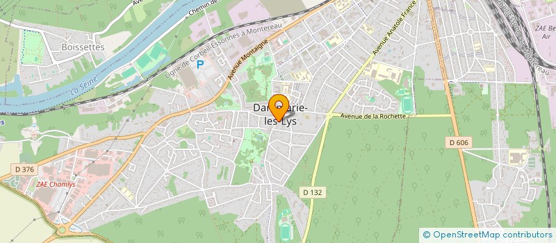 localisation de l'entreprise CVC GENIE CLIMATIQUE à DAMMARIE-LES-LYS