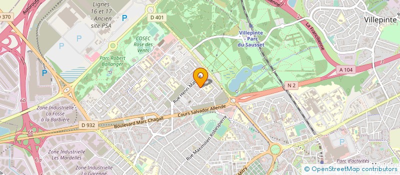localisation de l'entreprise CVC MAP  AULNAY-SOUS-BOIS
