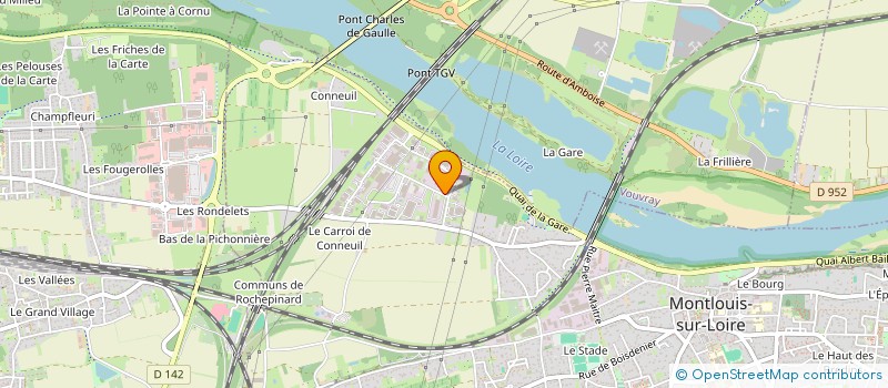 localisation de l'entreprise CVC SYNERGIES  MONTLOUIS-SUR-LOIRE