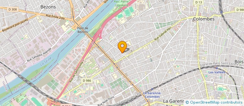 localisation de l'entreprise CVC TECHNOLOGY SERVICES à COLOMBES