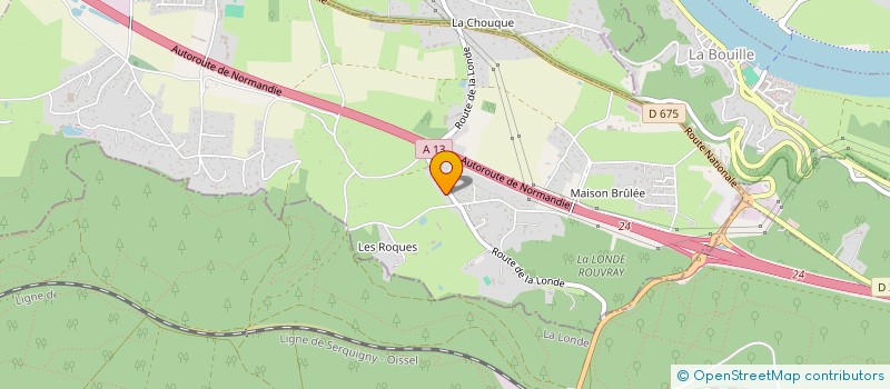 localisation de l'entreprise CVCD  SAINT-OUEN-DE-THOUBERVILLE