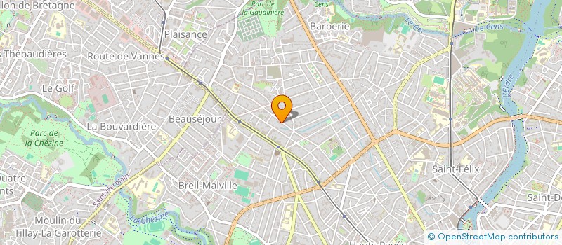 localisation de l'entreprise CVCM ATLANTIQUE  NANTES