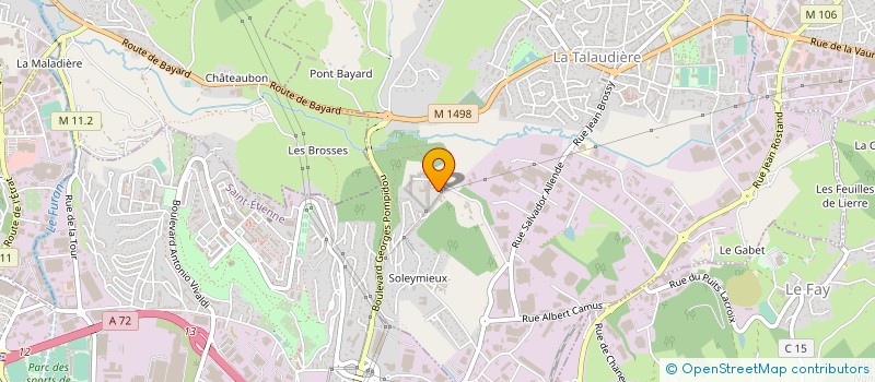 localisation de l'entreprise CVD  LA TALAUDIERE