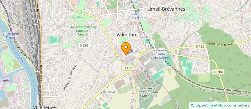 localisation de l'entreprise CVD BATIMENT  VALENTON