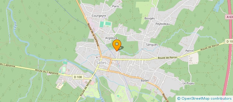 localisation de l'entreprise CVD33SERVICES  SALLES