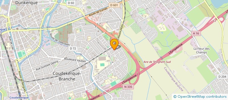 localisation de l'entreprise CVDER  COUDEKERQUE-BRANCHE