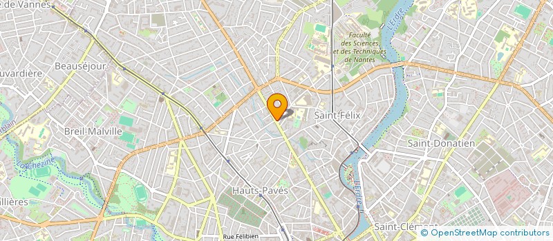 localisation de l'entreprise CVDM+ à NANTES