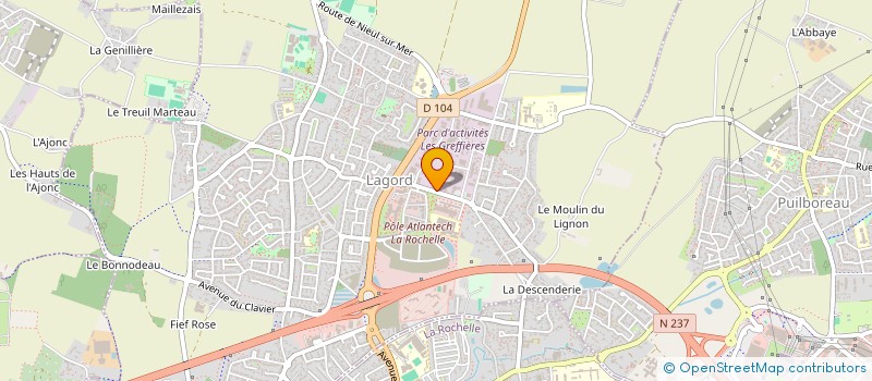 localisation de l'entreprise CVDW IMMOBILIER  LAGORD