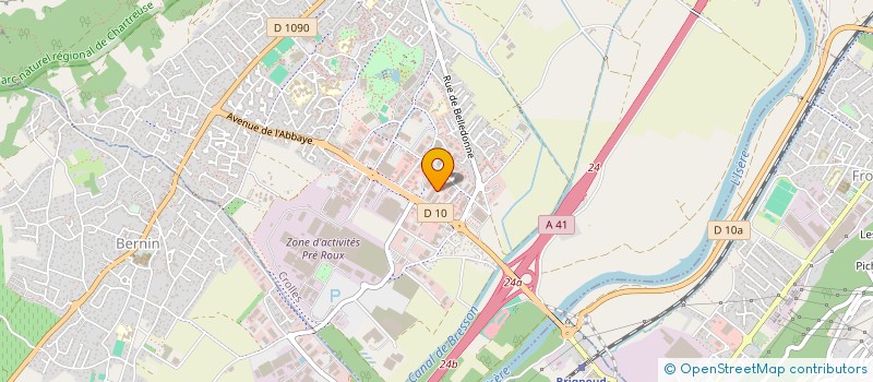 localisation de l'entreprise CVE  CROLLES