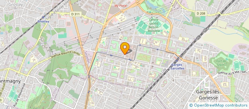 localisation de l'entreprise CVE BATIMENT à SARCELLES