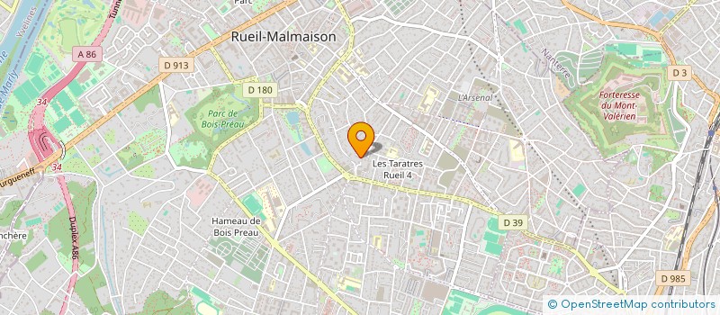 localisation de l'entreprise CVE DIFFUSIONS à RUEIL-MALMAISON