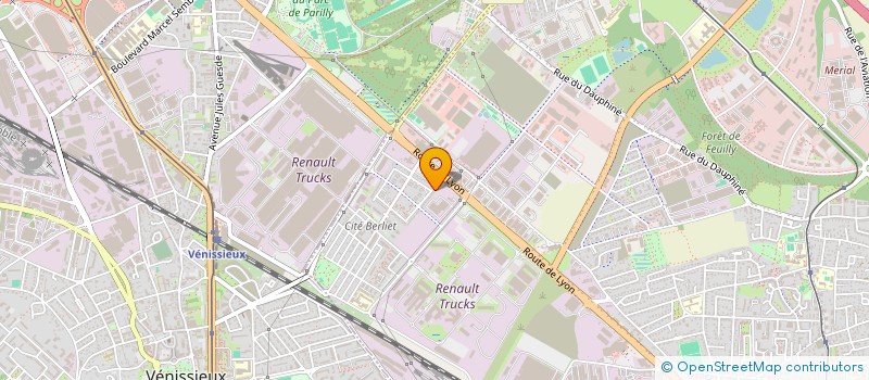 localisation de l'entreprise CVE ING.  SAINT-PRIEST