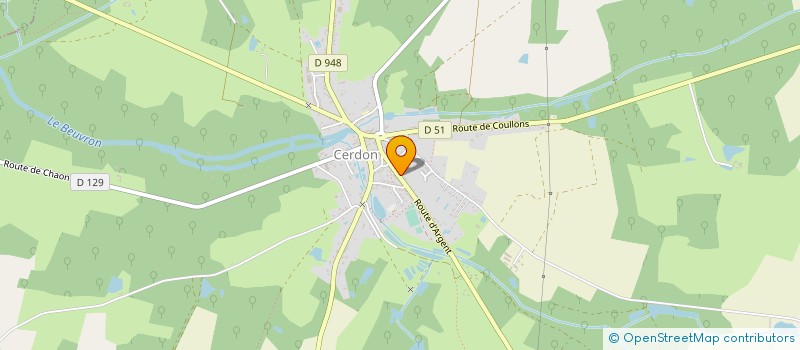 localisation de l'entreprise CVE SARL à CERDON