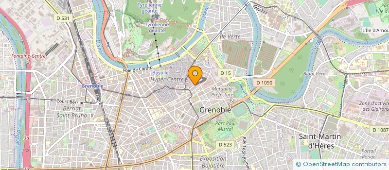 localisation de l'entreprise CVEC à GRENOBLE