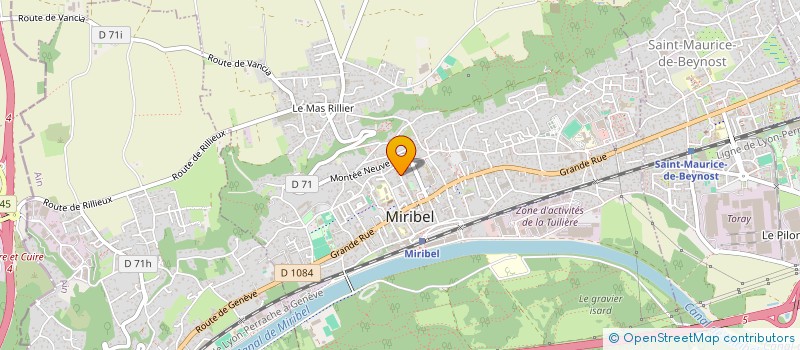localisation de l'entreprise CVEO à MIRIBEL