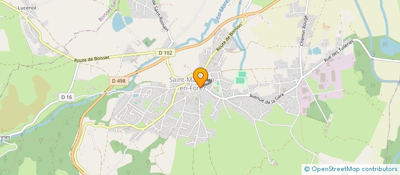 localisation de l'entreprise CVF à ANDREZIEUX-BOUTHEON