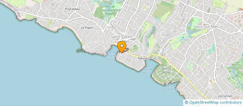 localisation de l'entreprise CVFB  SAINT-PALAIS-SUR-MER