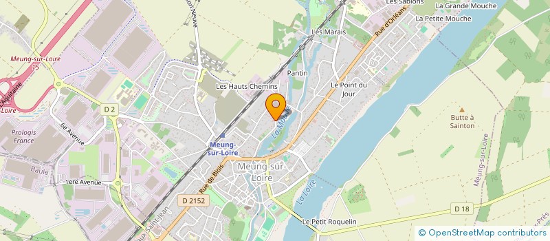 localisation de l'entreprise CVGL IMMO à MEUNG-SUR-LOIRE