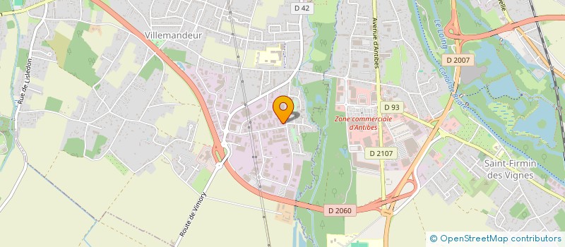 localisation de l'entreprise CVH à VILLEMANDEUR