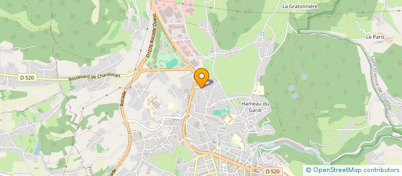 localisation de l'entreprise CVH à VOIRON