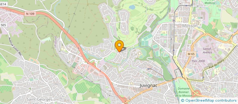 localisation de l'entreprise CVH  JUVIGNAC