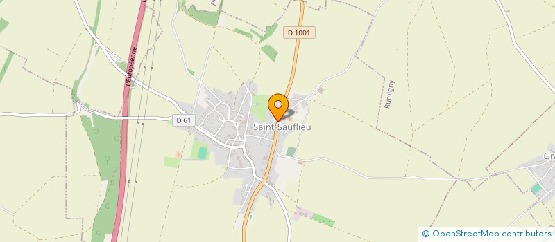 localisation de l'entreprise CVH  SAINT-SAUFLIEU