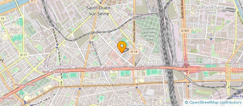 localisation de l'entreprise CVH à SAINT-OUEN-SUR-SEINE