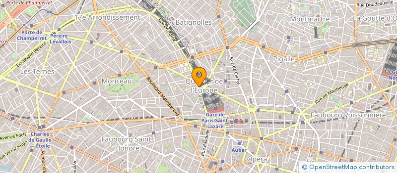 localisation de l'entreprise CVH INVEST à PARIS