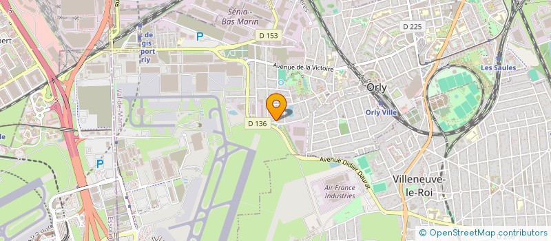 localisation de l'entreprise CVH SANTE  ORLY