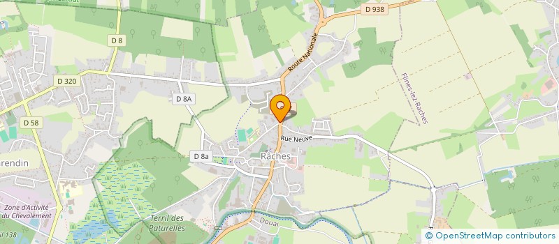 localisation de l'entreprise CVHL HABITAT  RACHES