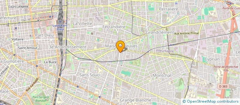 localisation de l'entreprise CVI  LYON