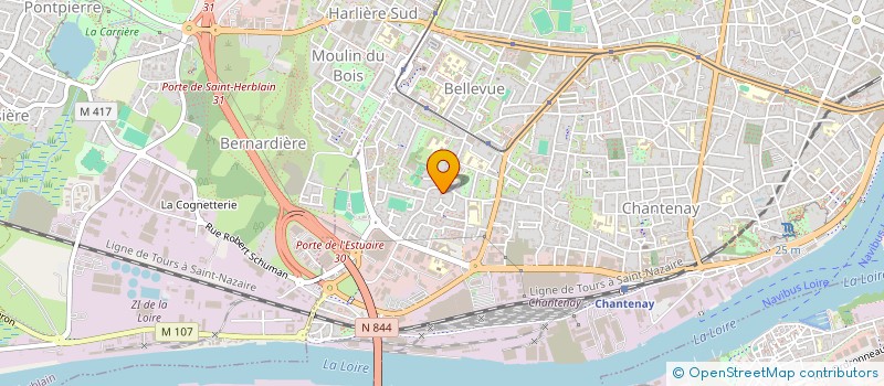localisation de l'entreprise CVI CALORIFUGE  NANTES