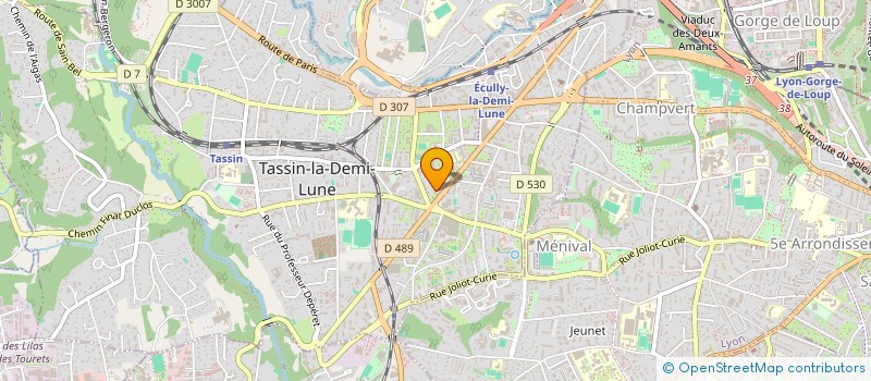 localisation de l'entreprise CVI CONSULTING à TASSIN-LA-DEMI-LUNE