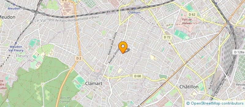 localisation de l'entreprise CVI CONTINENTAL VIDEO INTER à CLAMART