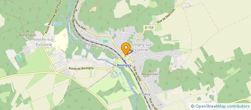 localisation de l'entreprise CVIMMO à BOUTIGNY-SUR-ESSONNE