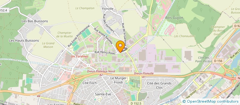 localisation de l'entreprise CVIN à DREUX